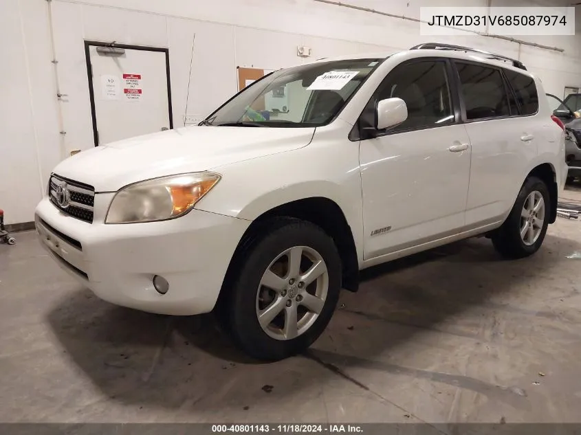 2008 Toyota Rav4 Limited VIN: JTMZD31V685087974 Lot: 40801143