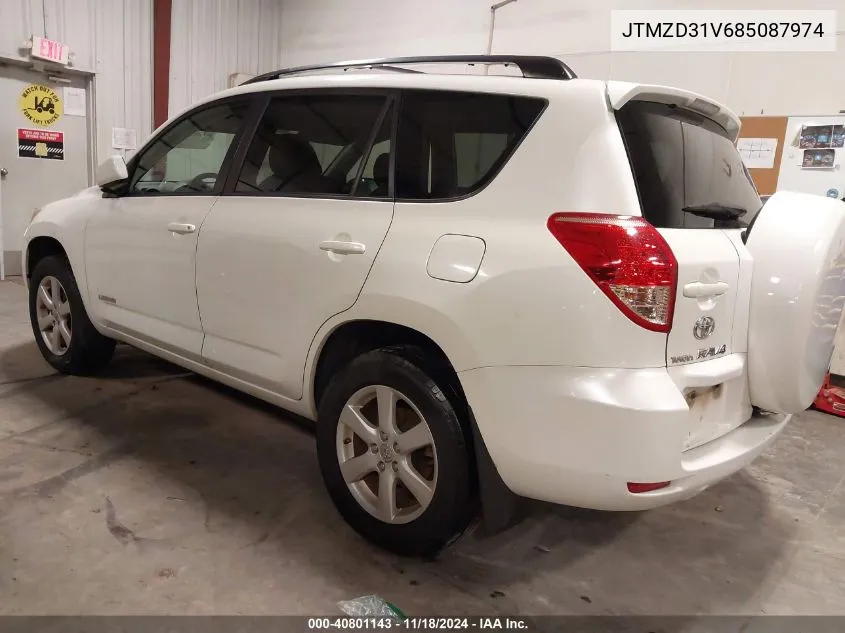 2008 Toyota Rav4 Limited VIN: JTMZD31V685087974 Lot: 40801143