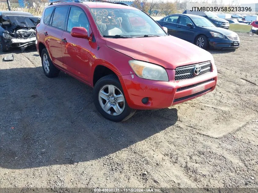 2008 Toyota Rav4 VIN: JTMBD35V585213396 Lot: 40838331