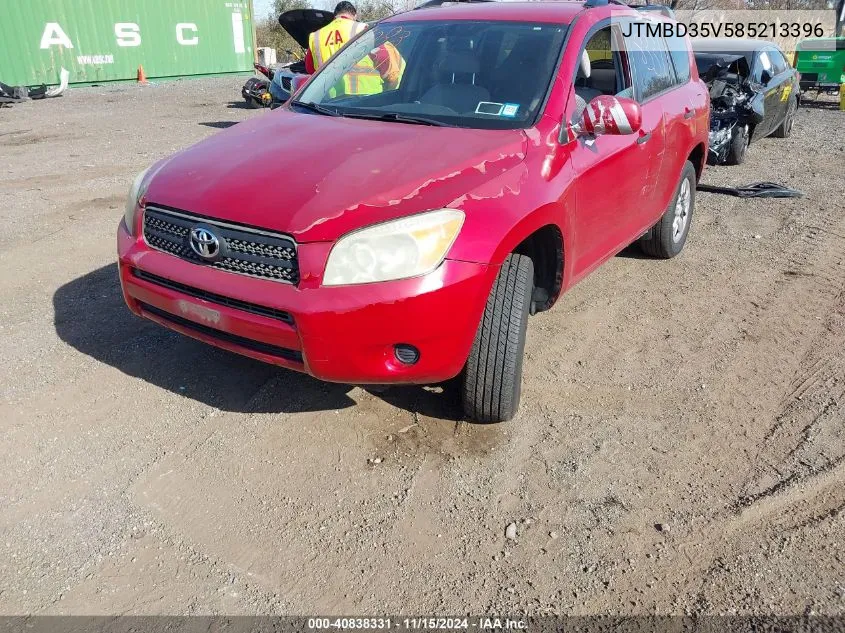 2008 Toyota Rav4 VIN: JTMBD35V585213396 Lot: 40838331