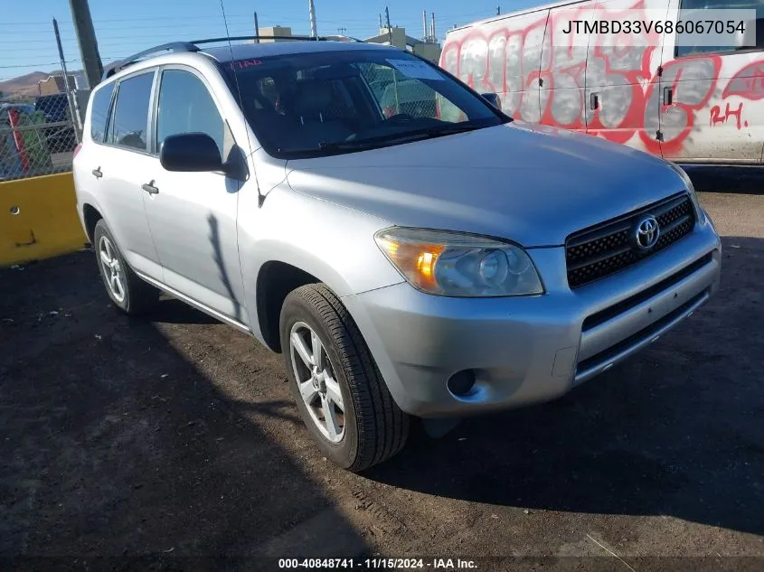 2008 Toyota Rav4 VIN: JTMBD33V686067054 Lot: 40848741