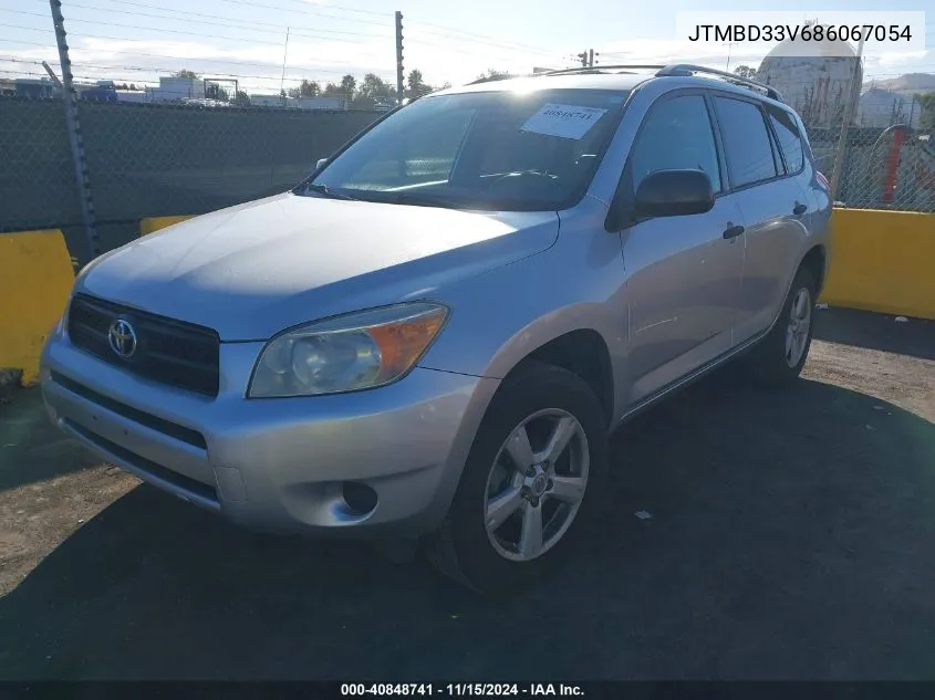 2008 Toyota Rav4 VIN: JTMBD33V686067054 Lot: 40848741