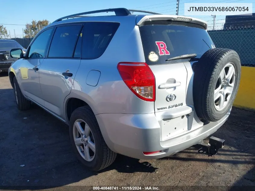 2008 Toyota Rav4 VIN: JTMBD33V686067054 Lot: 40848741