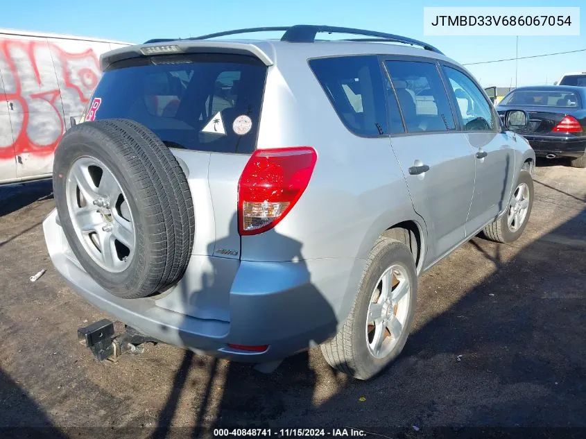 2008 Toyota Rav4 VIN: JTMBD33V686067054 Lot: 40848741