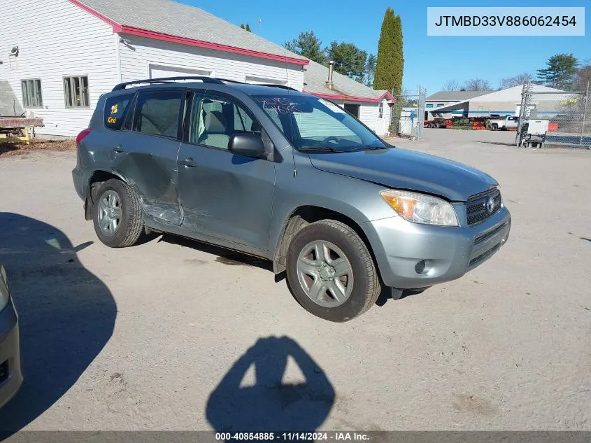 2008 Toyota Rav4 VIN: JTMBD33V886062454 Lot: 40854885