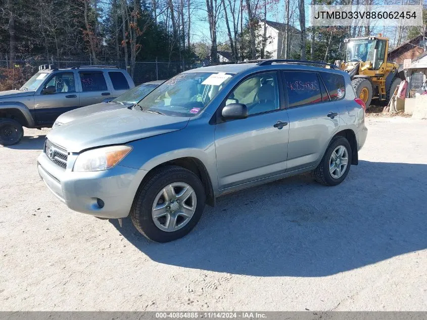 2008 Toyota Rav4 VIN: JTMBD33V886062454 Lot: 40854885