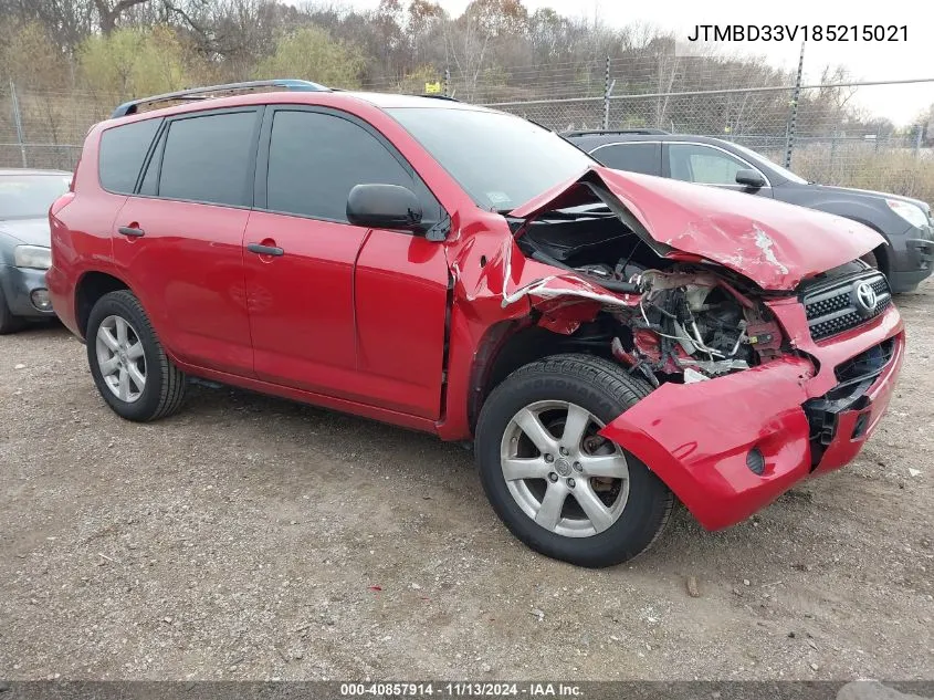 2008 Toyota Rav4 VIN: JTMBD33V185215021 Lot: 40857914