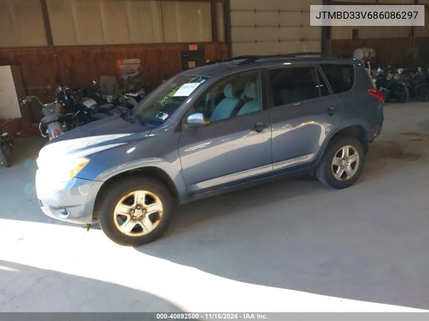 2008 Toyota Rav4 VIN: JTMBD33V686086297 Lot: 40892580