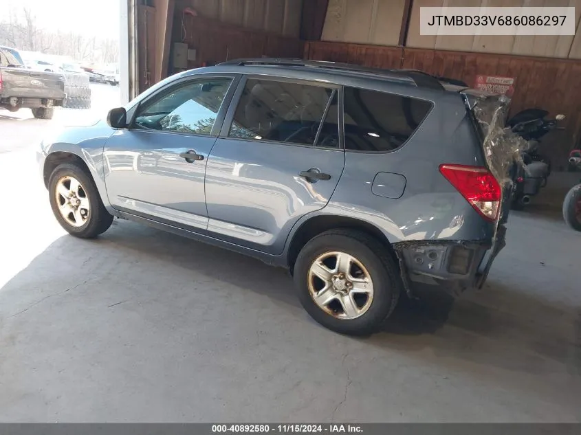 2008 Toyota Rav4 VIN: JTMBD33V686086297 Lot: 40892580