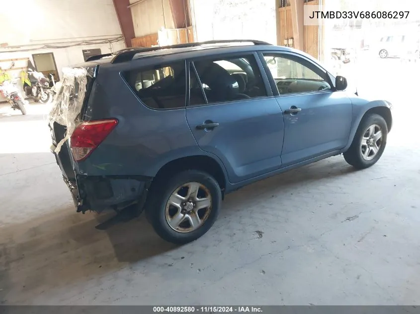 2008 Toyota Rav4 VIN: JTMBD33V686086297 Lot: 40892580