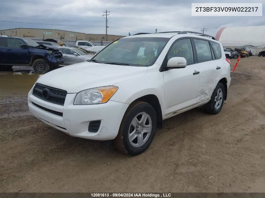 2T3BF33V09W022217 2009 Toyota Rav4