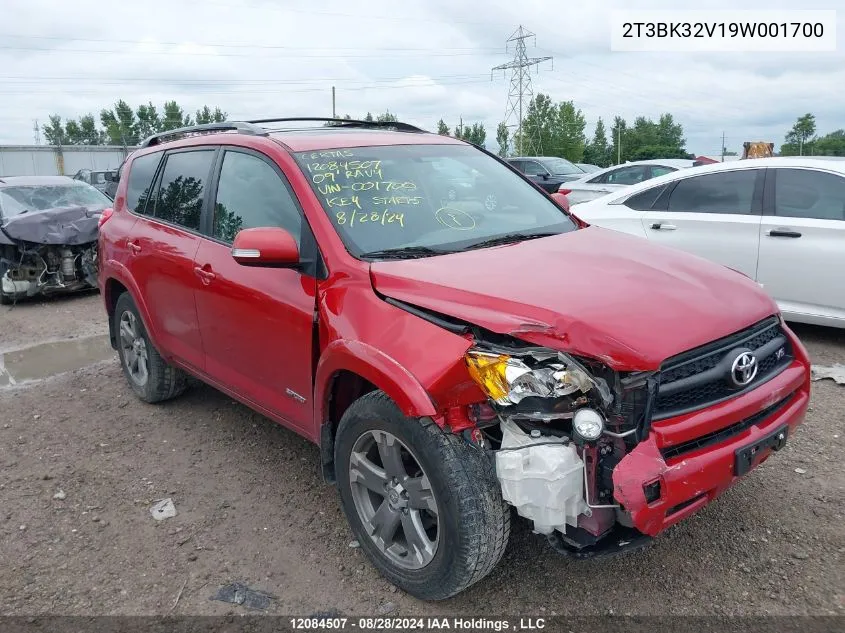 2T3BK32V19W001700 2009 Toyota Rav4 Sport