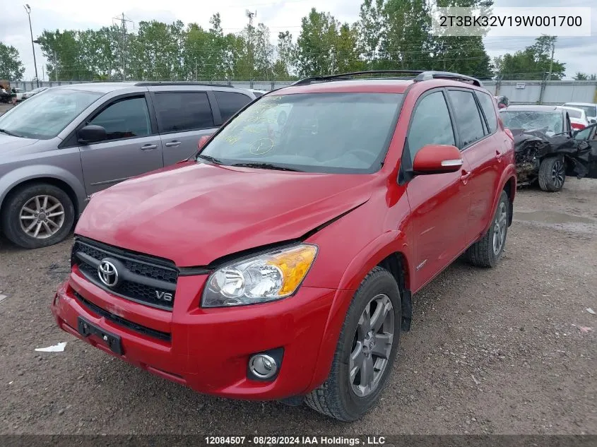 2T3BK32V19W001700 2009 Toyota Rav4 Sport