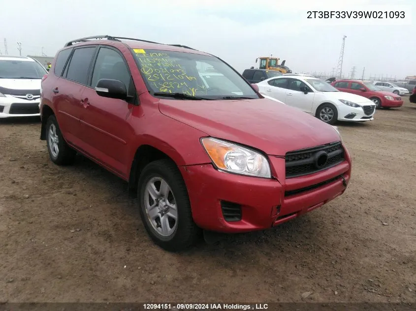 2009 Toyota Rav4 VIN: 2T3BF33V39W021093 Lot: 12094151