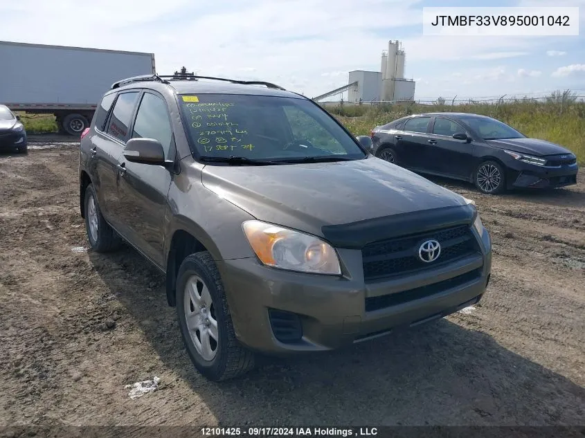 2009 Toyota Rav4 VIN: JTMBF33V895001042 Lot: 12101425