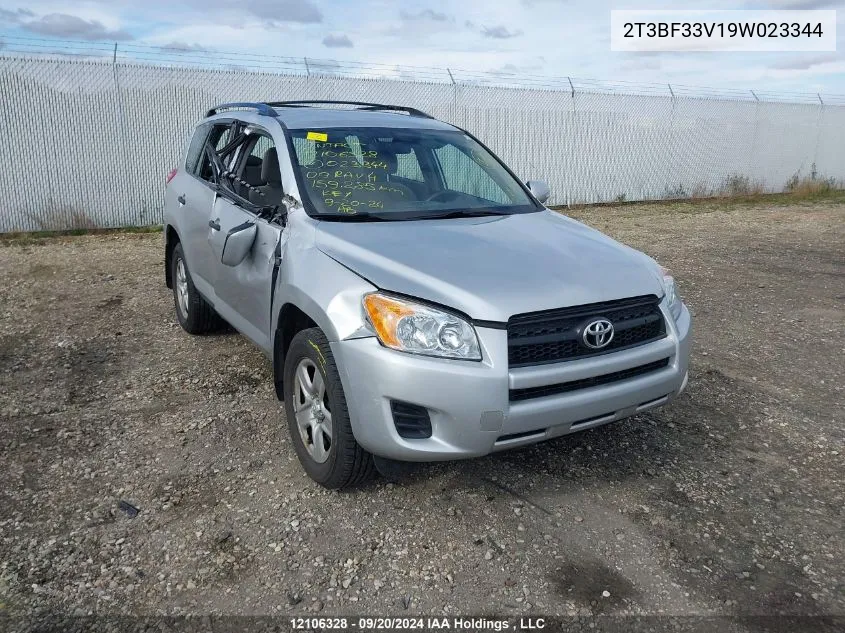 2009 Toyota Rav4 VIN: 2T3BF33V19W023344 Lot: 12106328