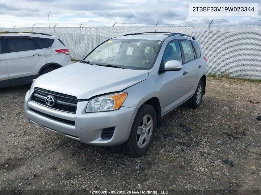 2009 Toyota Rav4 VIN: 2T3BF33V19W023344 Lot: 12106328