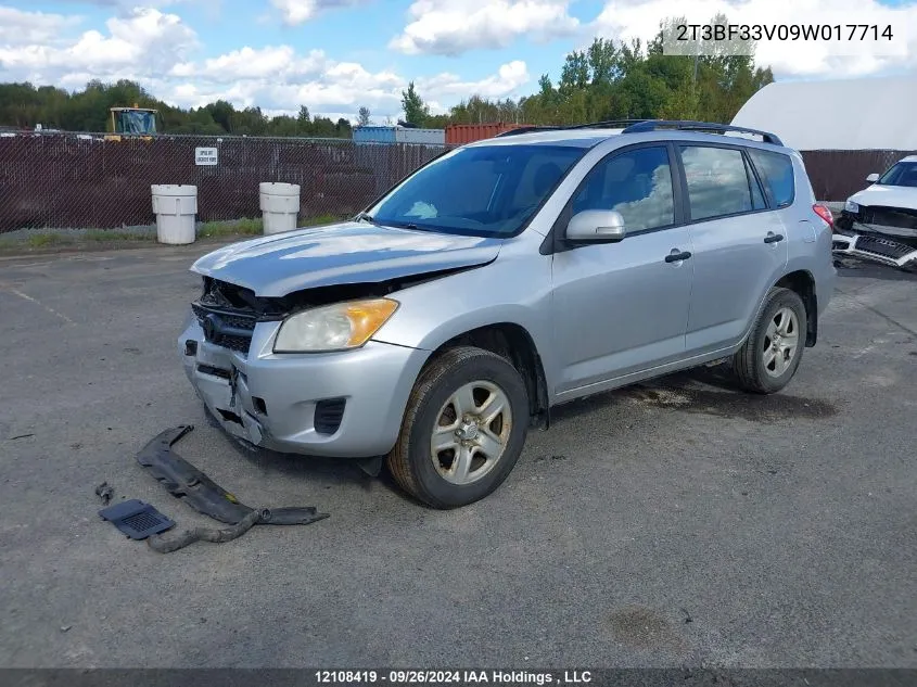 2009 Toyota Rav4 VIN: 2T3BF33V09W017714 Lot: 12108419