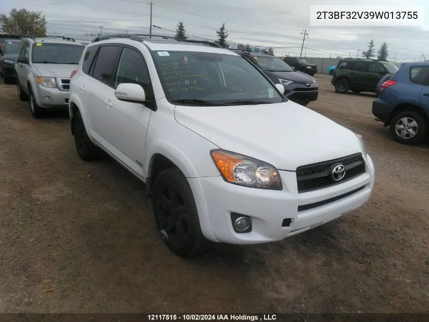 2009 Toyota Rav4 Sport VIN: 2T3BF32V39W013755 Lot: 12117515