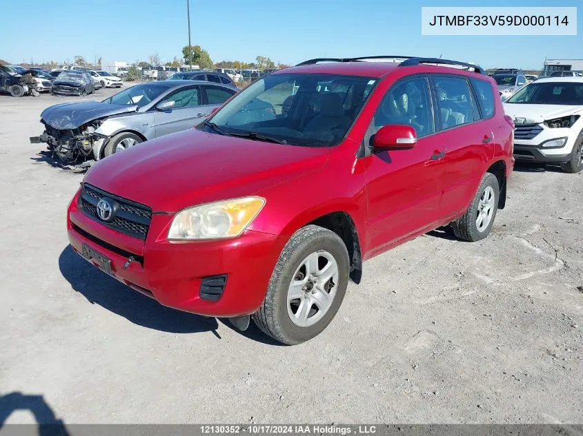 2009 Toyota Rav4 VIN: JTMBF33V59D000114 Lot: 12130352