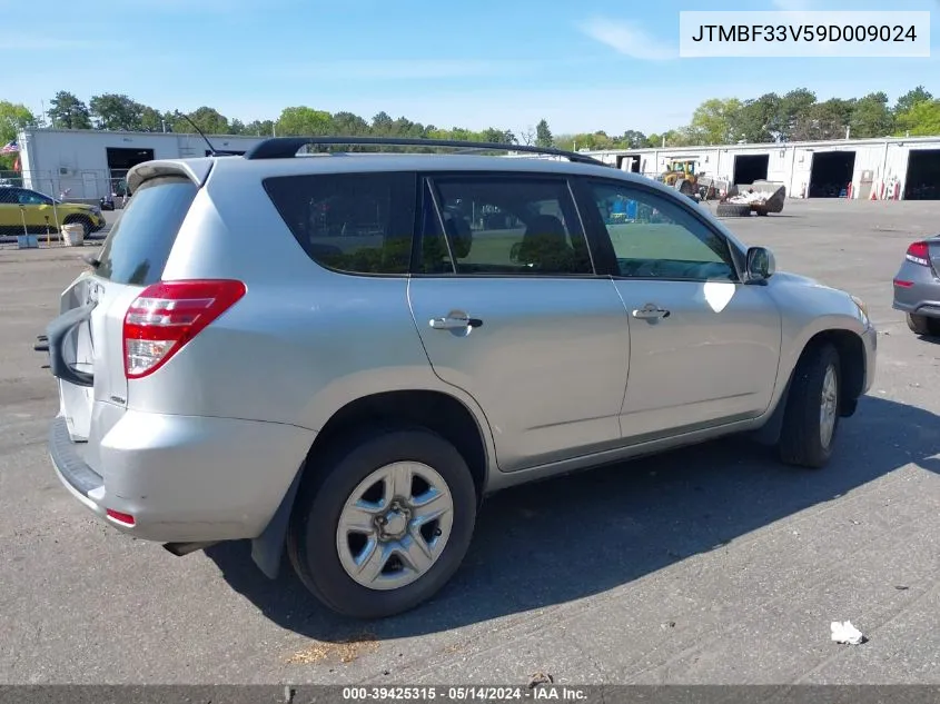 2009 Toyota Rav4 VIN: JTMBF33V59D009024 Lot: 39425315