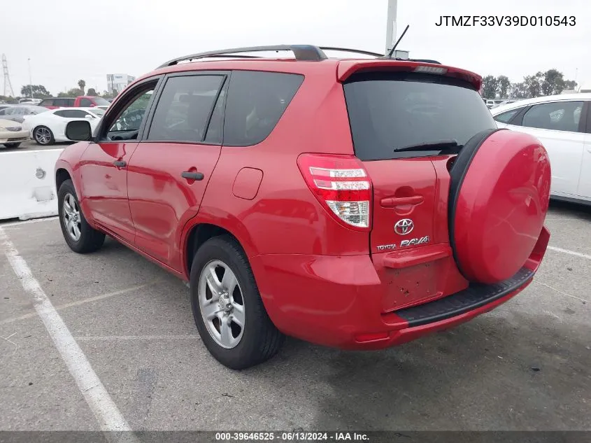 2009 Toyota Rav4 VIN: JTMZF33V39D010543 Lot: 39646525