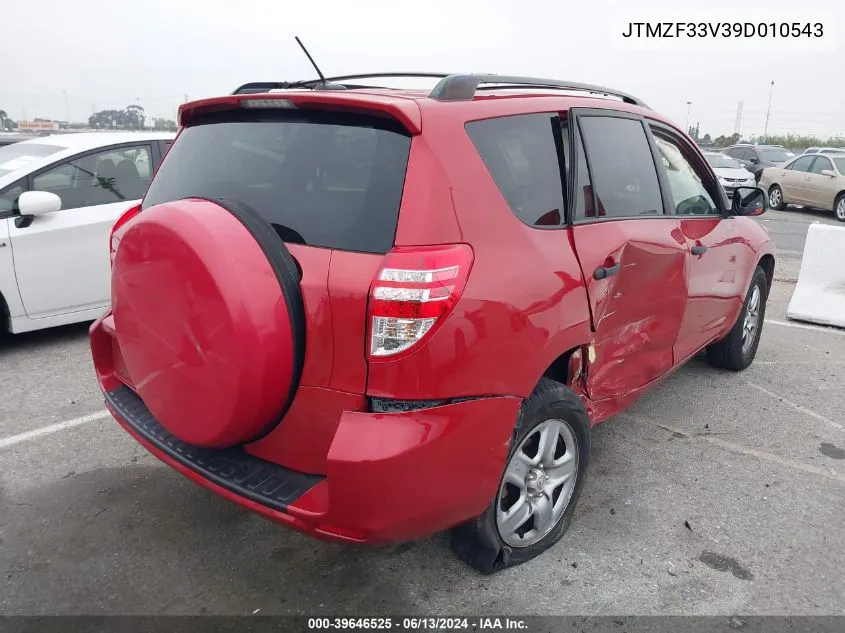 2009 Toyota Rav4 VIN: JTMZF33V39D010543 Lot: 39646525