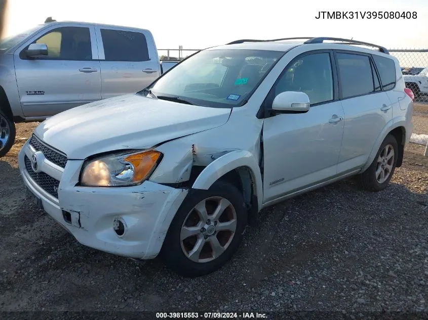 2009 Toyota Rav4 Limited V6 VIN: JTMBK31V395080408 Lot: 39815553