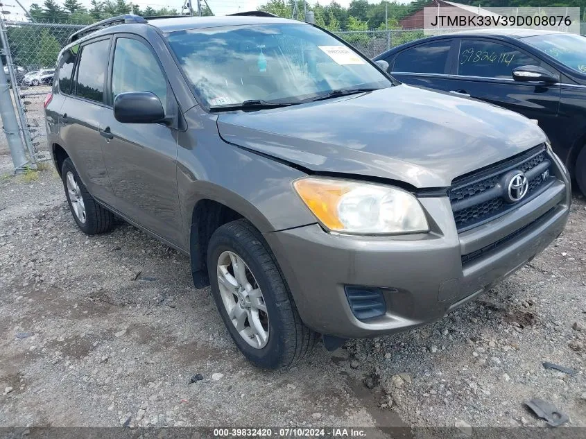 2009 Toyota Rav4 Base V6 VIN: JTMBK33V39D008076 Lot: 39832420