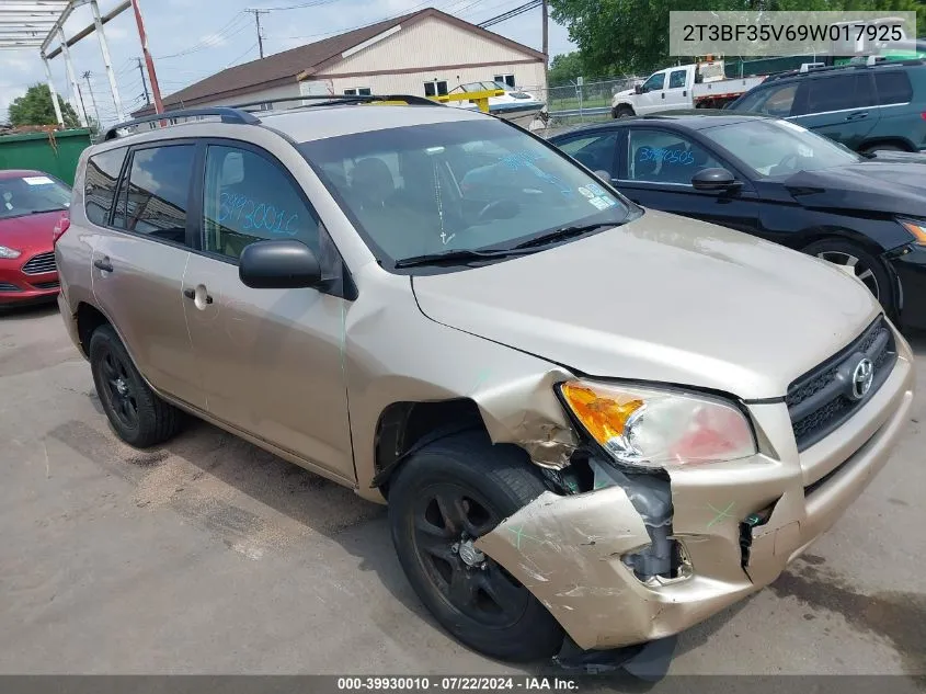 2009 Toyota Rav4 VIN: 2T3BF35V69W017925 Lot: 39930010