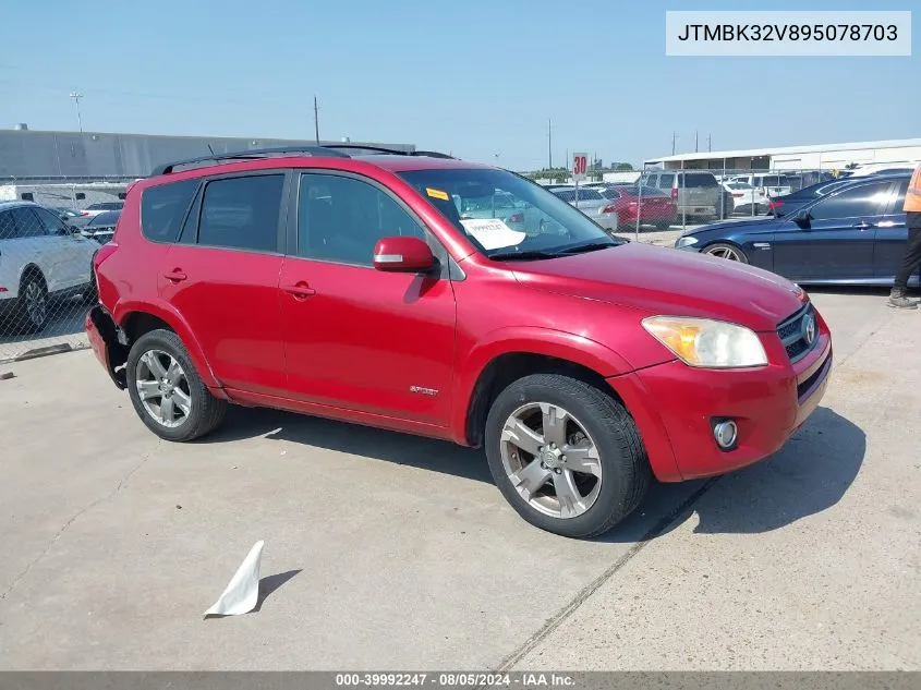 JTMBK32V895078703 2009 Toyota Rav4 Sport V6