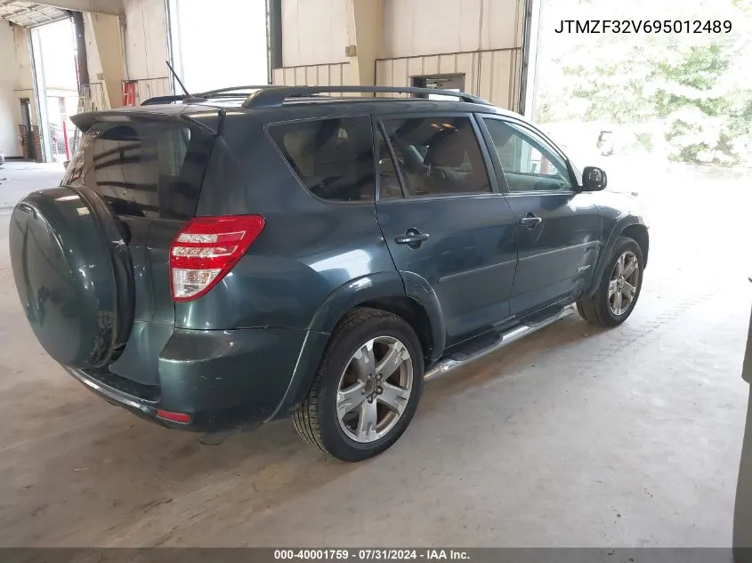 2009 Toyota Rav4 Sport VIN: JTMZF32V695012489 Lot: 40001759