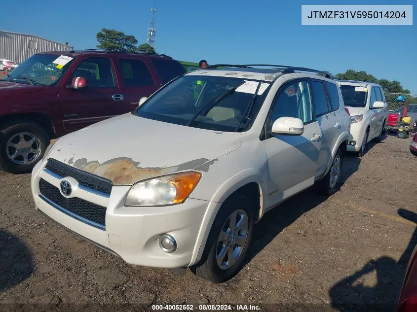 2009 Toyota Rav4 Limited VIN: JTMZF31V595014204 Lot: 40052552