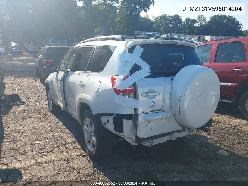 JTMZF31V595014204 2009 Toyota Rav4 Limited