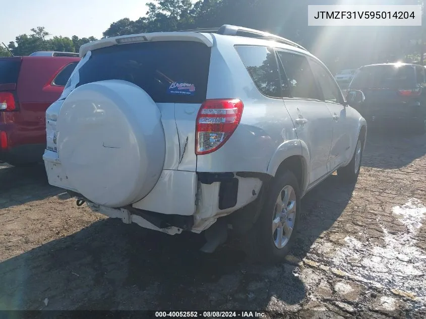 JTMZF31V595014204 2009 Toyota Rav4 Limited