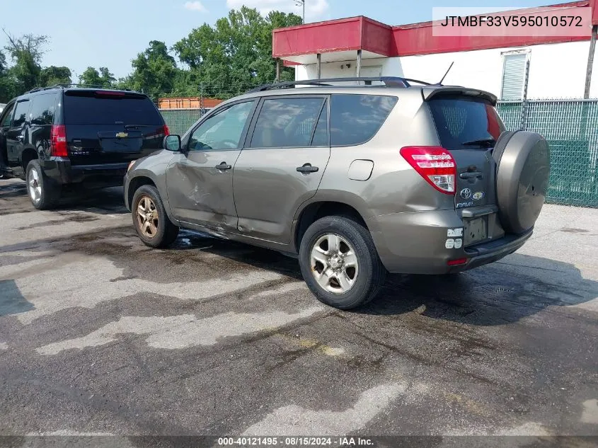 2009 Toyota Rav4 VIN: JTMBF33V595010572 Lot: 40121495