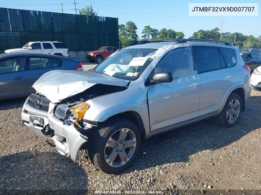 2009 Toyota Rav4 Sport VIN: JTMBF32VX9D007707 Lot: 40155240