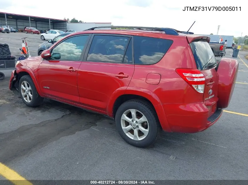 2009 Toyota Rav4 Limited VIN: JTMZF31V79D005011 Lot: 40212724