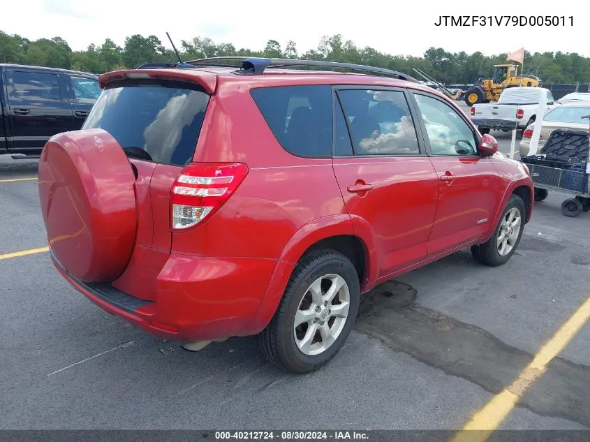 JTMZF31V79D005011 2009 Toyota Rav4 Limited