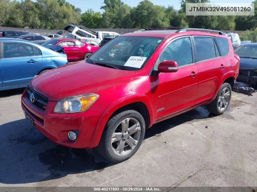 2009 Toyota Rav4 Sport V6 VIN: JTMBK32V495081260 Lot: 40217893