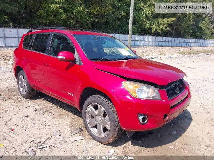 2009 Toyota Rav4 Sport V6 VIN: JTMBK32V195071950 Lot: 40242411