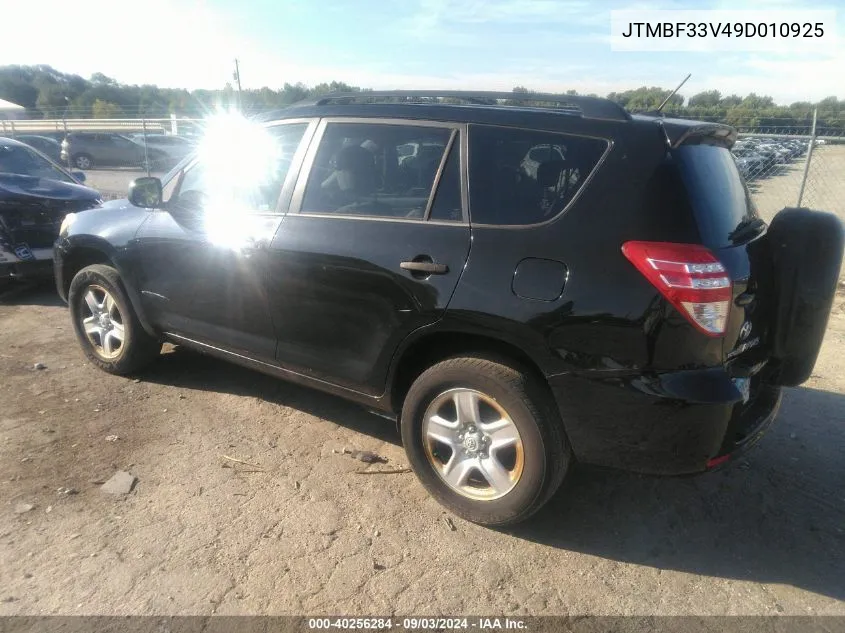 2009 Toyota Rav4 VIN: JTMBF33V49D010925 Lot: 40256284