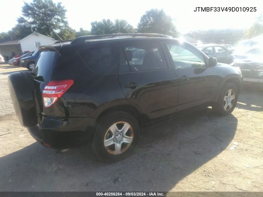 2009 Toyota Rav4 VIN: JTMBF33V49D010925 Lot: 40256284