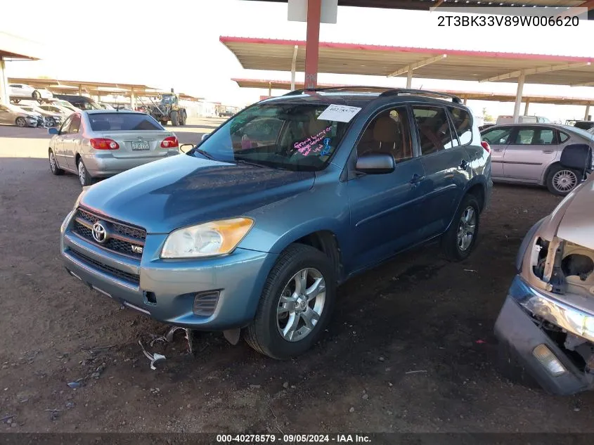 2009 Toyota Rav4 VIN: 2T3BK33V89W006620 Lot: 40278579