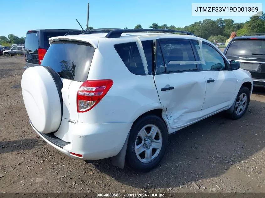 2009 Toyota Rav4 VIN: JTMZF33V19D001369 Lot: 40305851