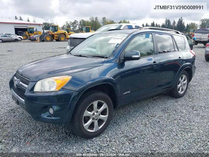 2009 Toyota Rav4 Limited VIN: JTMBF31V39D008991 Lot: 40306546