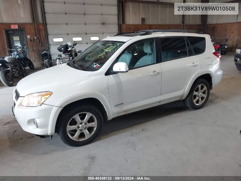 2009 Toyota Rav4 Limited V6 VIN: 2T3BK31V89W010508 Lot: 40349132