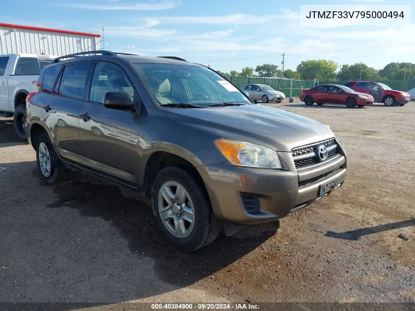 2009 Toyota Rav4 VIN: JTMZF33V795000494 Lot: 40384900