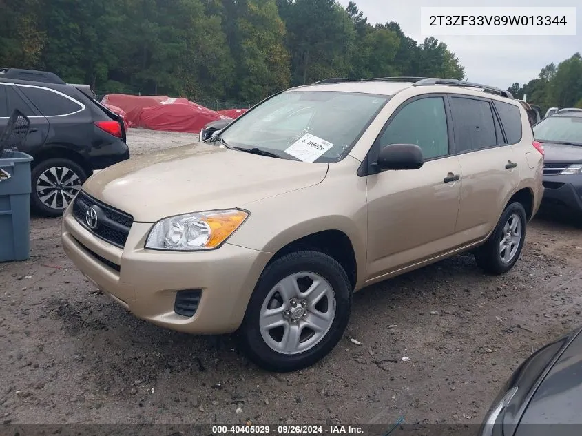 2009 Toyota Rav4 VIN: 2T3ZF33V89W013344 Lot: 40405029