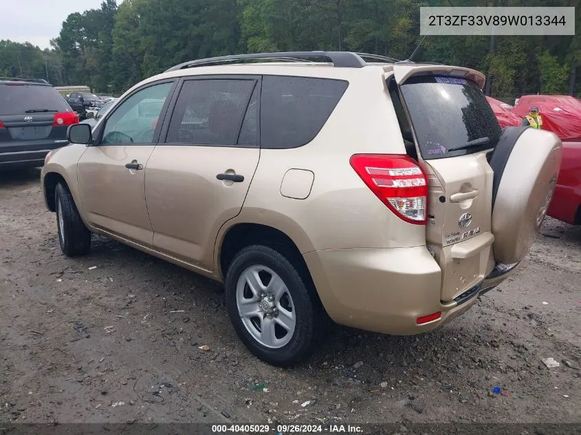 2009 Toyota Rav4 VIN: 2T3ZF33V89W013344 Lot: 40405029